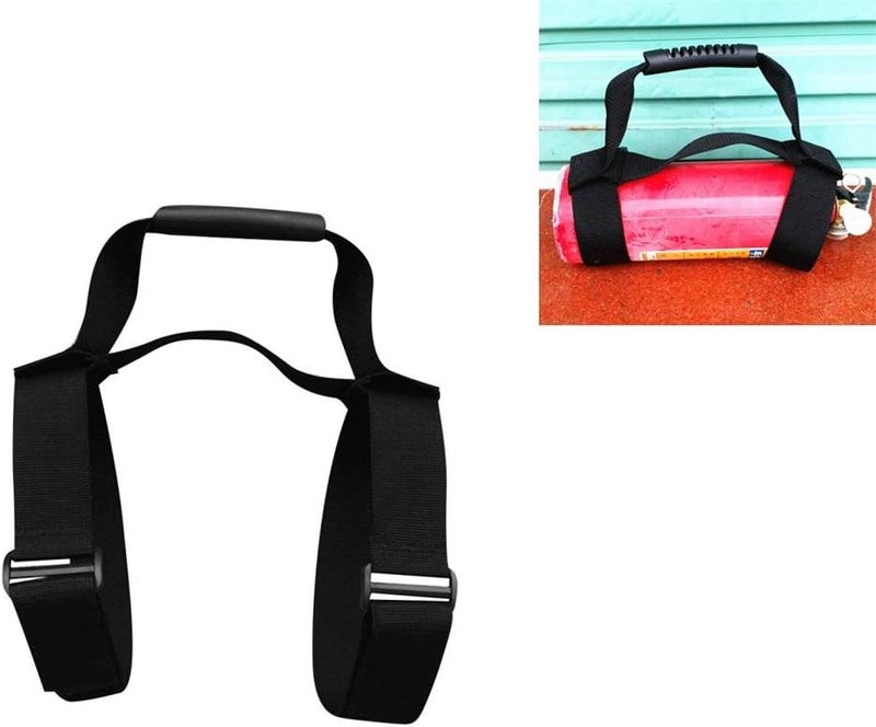 klarako Heavy Duty Fully Adjustable Strong Webbing Scuba Diving Diver Tank Air Cylinder Bottle Carrying Strap with Comfortable Handle - Image 4