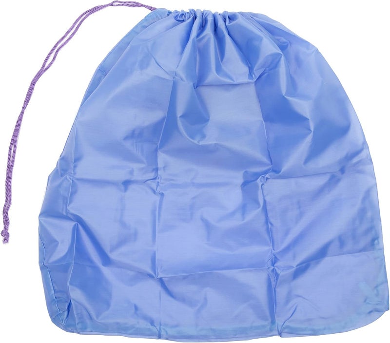 Miamica Foldable Travel Laundry Bag 21 x 22 Purple Floral  Lightweight Durable Design with Drawstring Closure - Image 2