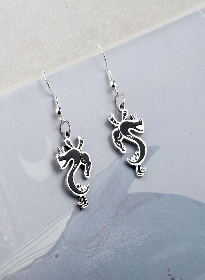 FAADBUK Cartoon Series Inspired Gift Fire Dragon Lover Gift Fire Dragon Charm Earring For Her (Fire Dragon Earring) - Image 5