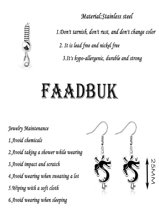 FAADBUK Cartoon Series Inspired Gift Fire Dragon Lover Gift Fire Dragon Charm Earring For Her (Fire Dragon Earring) - Image 2