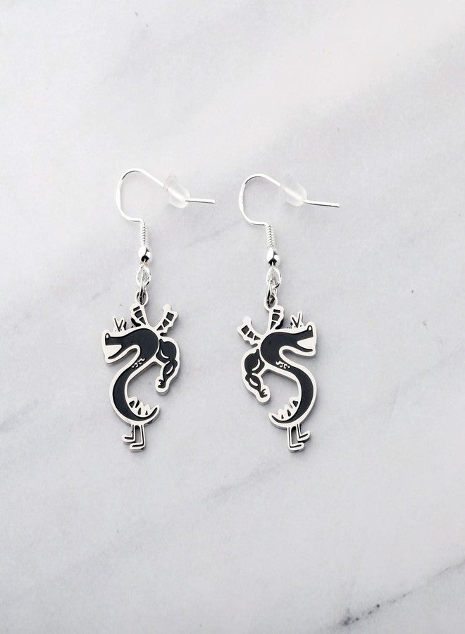 FAADBUK Cartoon Series Inspired Gift Fire Dragon Lover Gift Fire Dragon Charm Earring For Her (Fire Dragon Earring) - Image 4