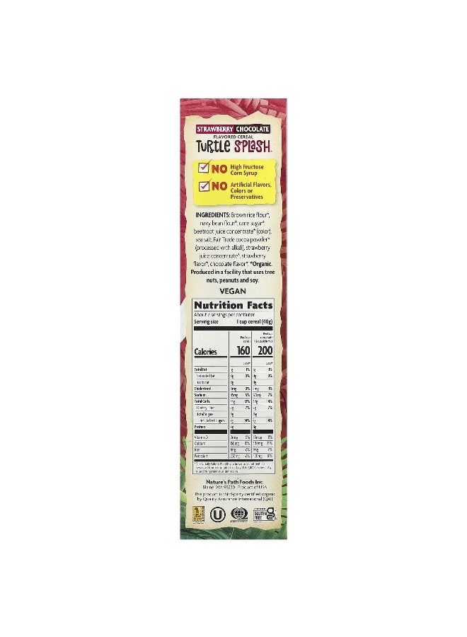 Nature's path Nature's Path, EnviroKidz, Organic Turtle Splash Cereal, Strawberry Chocolate, 10 oz (284 g) - Image 2