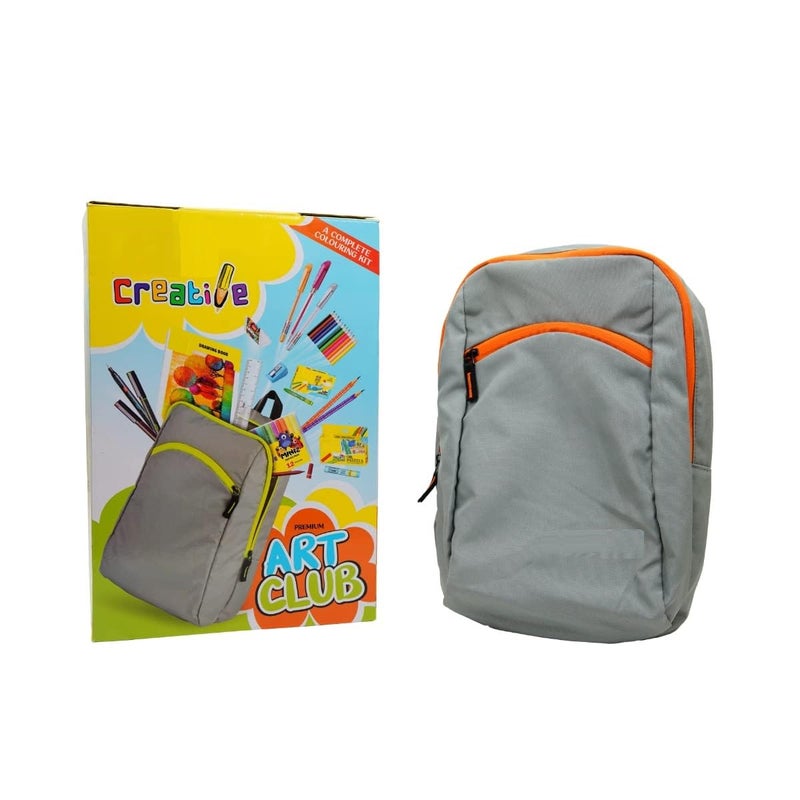 53 Arts 53ARTS Creative Series Art Club Combination Smart Kit with Free Zipper Bag NonToxic Safe for Childrens A Complete Coloring Kit 12 Products 17 Units Body Color of Bag May Vary - Image 2