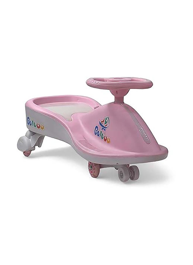 AL BADER Magic Swing Cars for Kids, Twister Magic Ride on Kids Car with LED Wheels, Kids Push Ride on Car With Lighted Seat, Strongest and Smoothest Twister Magic Ride Car for Kids With Music, Pink.  - Image 2