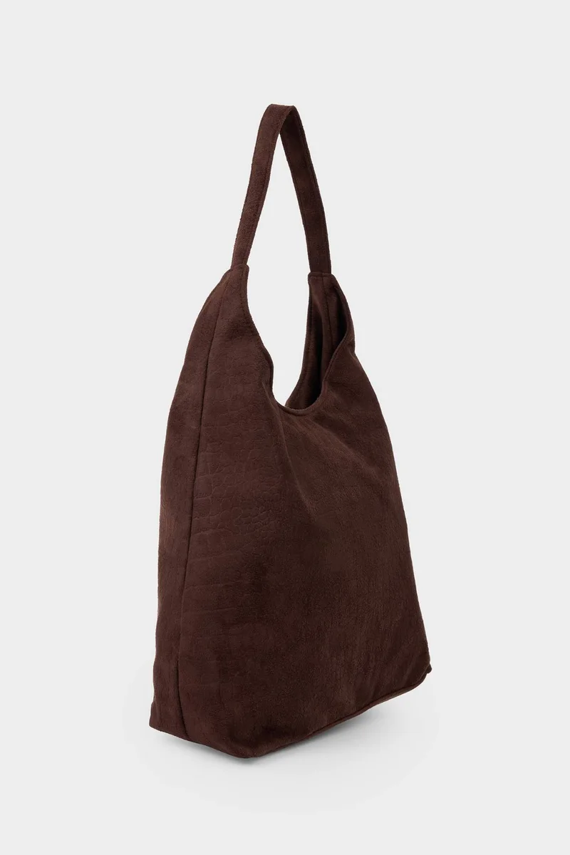 ديفاكتو Suede Shoulder bag