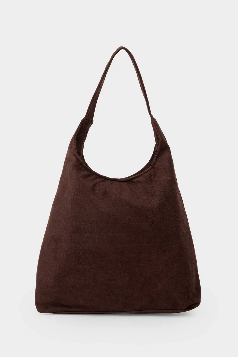 ديفاكتو Suede Shoulder bag