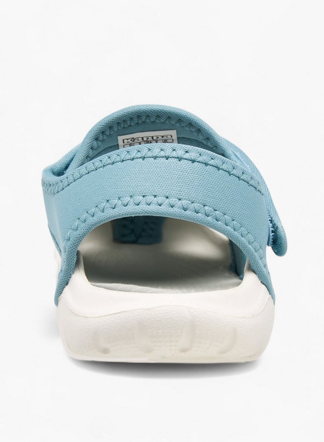 Kappa Girls' Logo Print Sandals with Hook and Loop Closure - Image 4