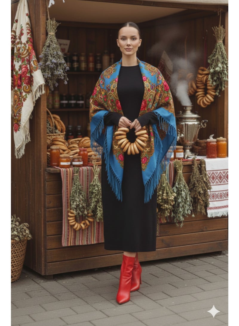 دىدانيالا شال قطن نسائي بشراريب من ميلا - Image 4