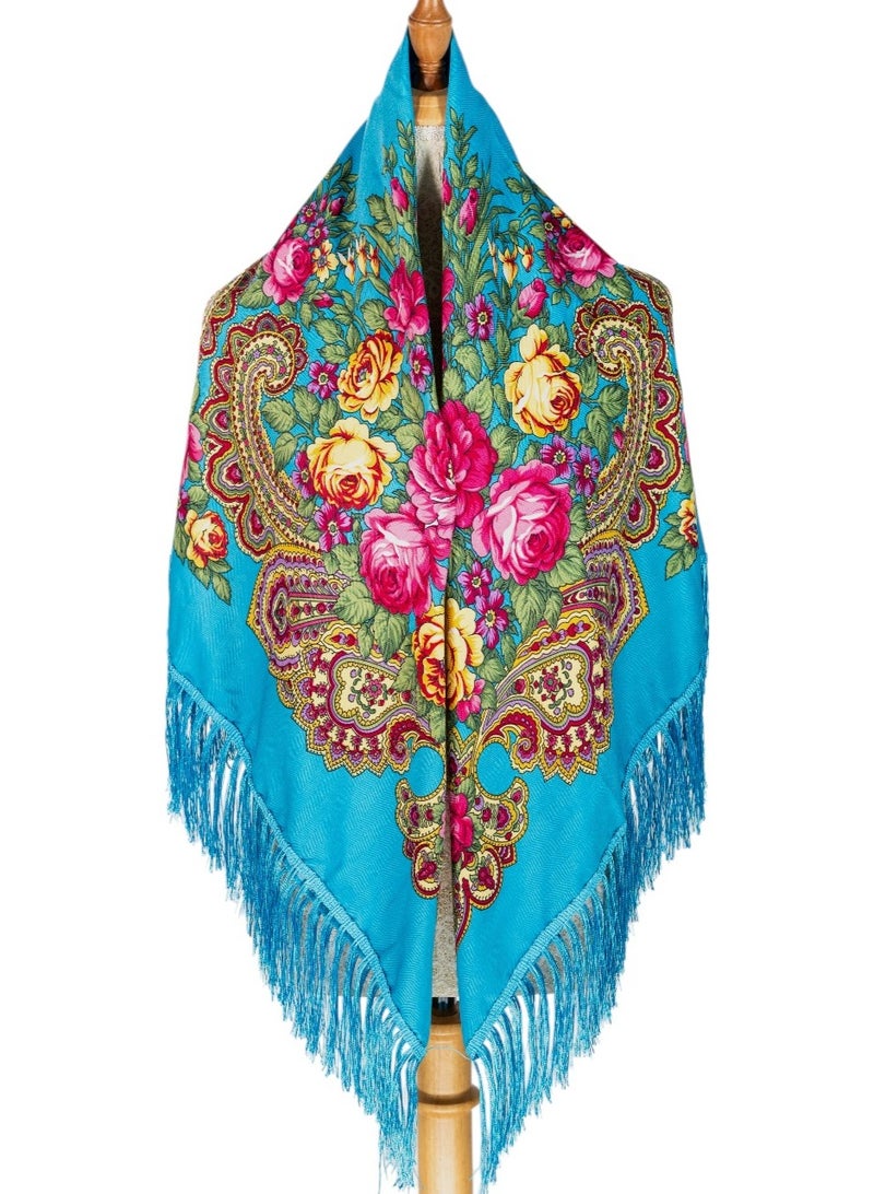 دىدانيالا شال قطن نسائي بشراريب من ميلا - Image 1