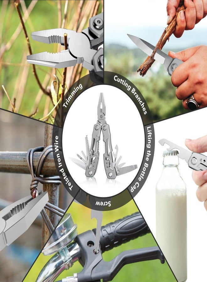 fangfo Rebar Multitool with Premium Replaceable Wire Cutters and Saw, - Image 5