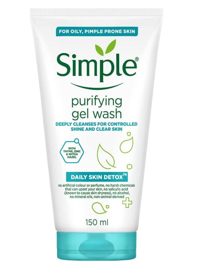 simple Daily Skin Detox Purifying Facial Wash - Image 1