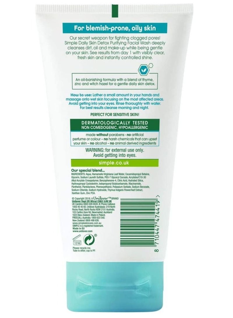 simple Daily Skin Detox Purifying Facial Wash - Image 2