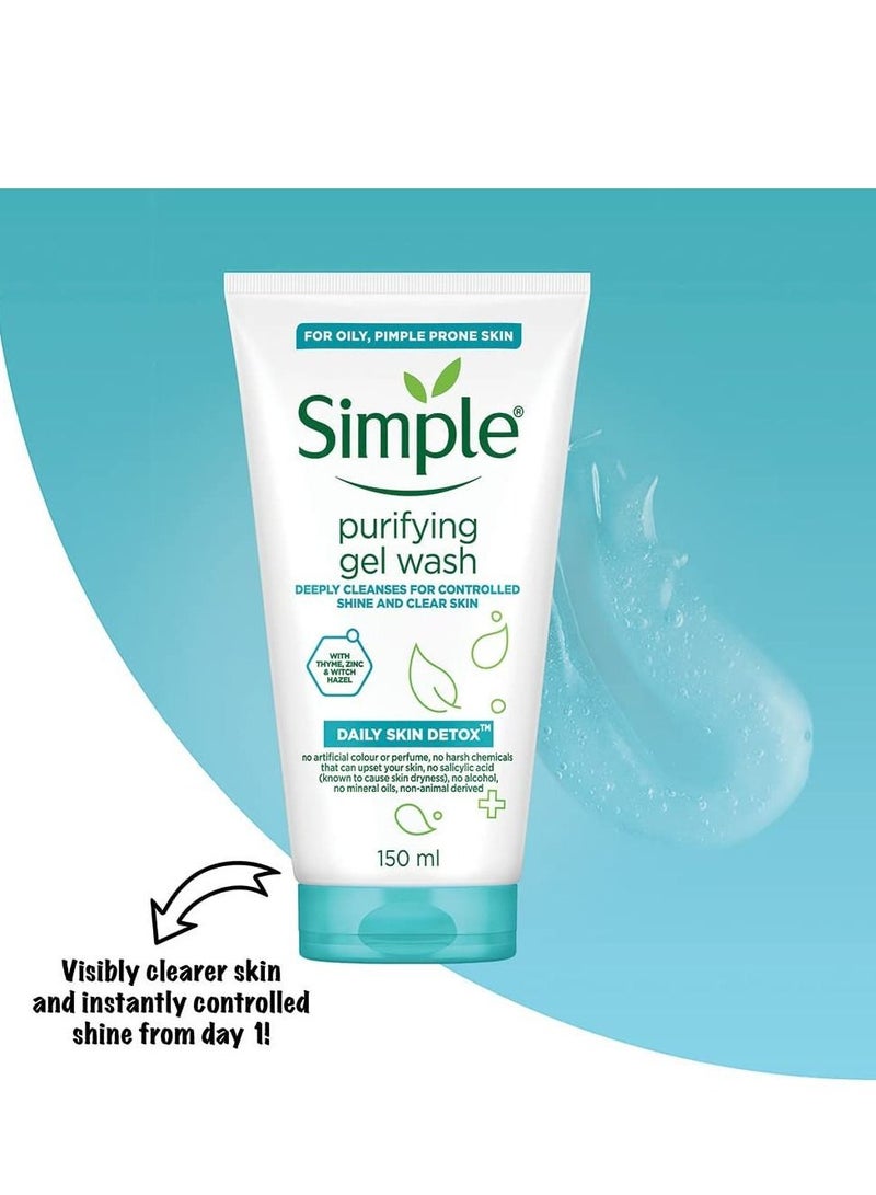 simple Daily Skin Detox Purifying Facial Wash - Image 3