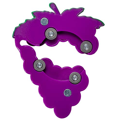Cork Pops Purple Wine Grapes 4-Blade 3 x 2 Refrigerator Magnet Wine Bottle Foil Cutter - Image 5