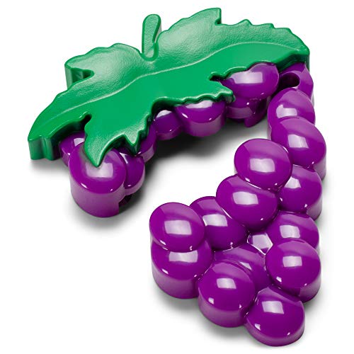 Cork Pops Purple Wine Grapes 4-Blade 3 x 2 Refrigerator Magnet Wine Bottle Foil Cutter - Image 1