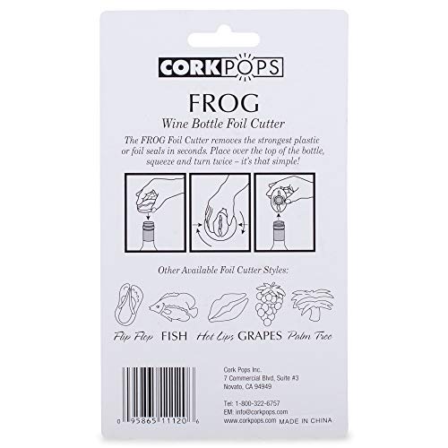 Cork Pops Purple Wine Grapes 4-Blade 3 x 2 Refrigerator Magnet Wine Bottle Foil Cutter - Image 3