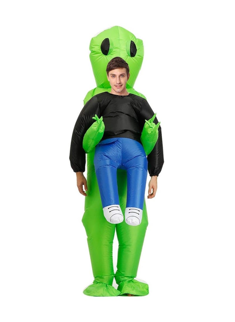 Generic Inflatable Alien Costume, Inflatable Alien Hold Me Costume Costume for Adults and Kids (for 150-190cm)  - Image 1