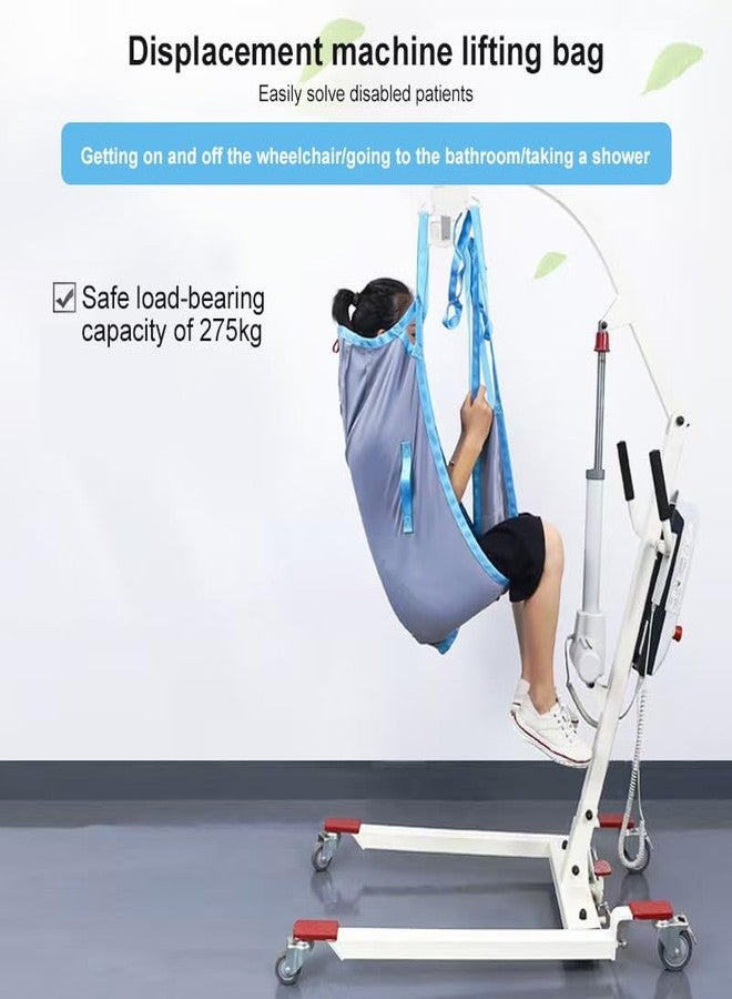 GHORTHOUD Medical Patient Lift Sling Universal Lift U Sling 605lb Capacity Divided Leg Slings for Patient Lift Toileting Transfer Slings Split Legs with Commode Opening Compatible with Various of Lifts (L) - Image 4