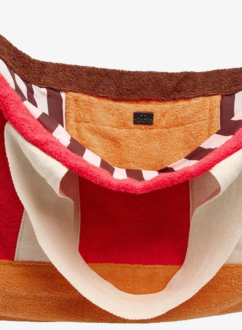 Parfois Red Shopper Bag With Contrast Pendant for Women | Best Price UAE