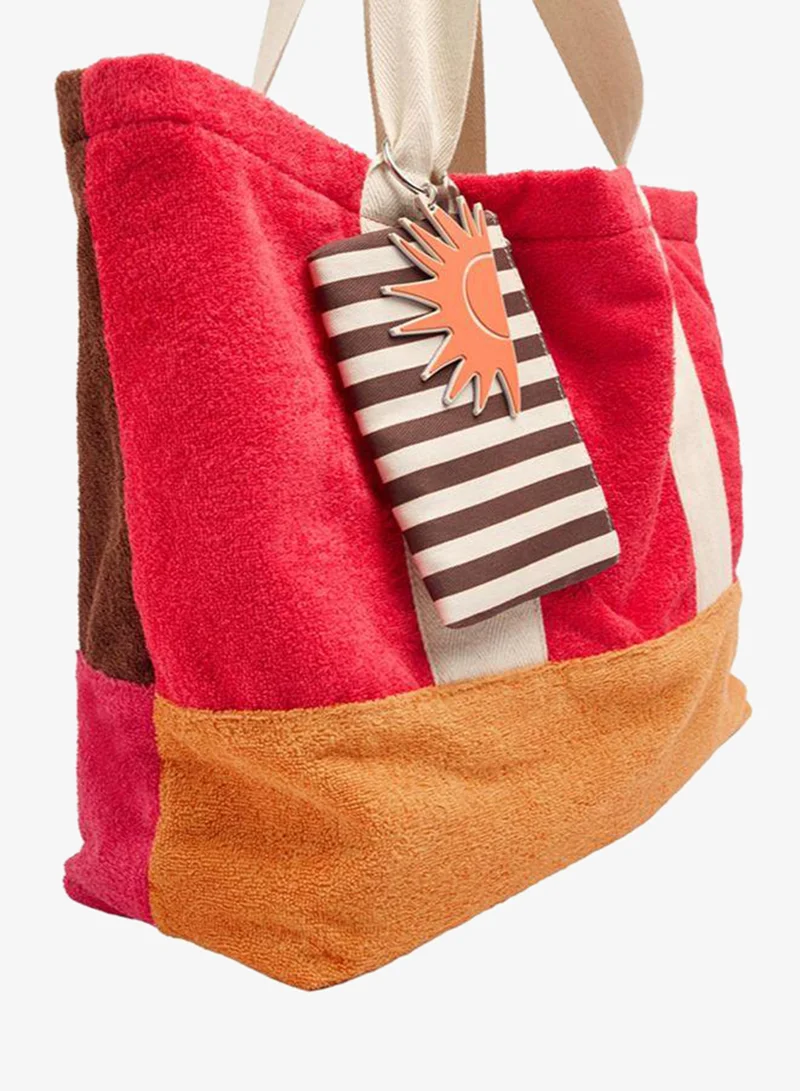 Parfois Shopper Bag With Contrast Pendant