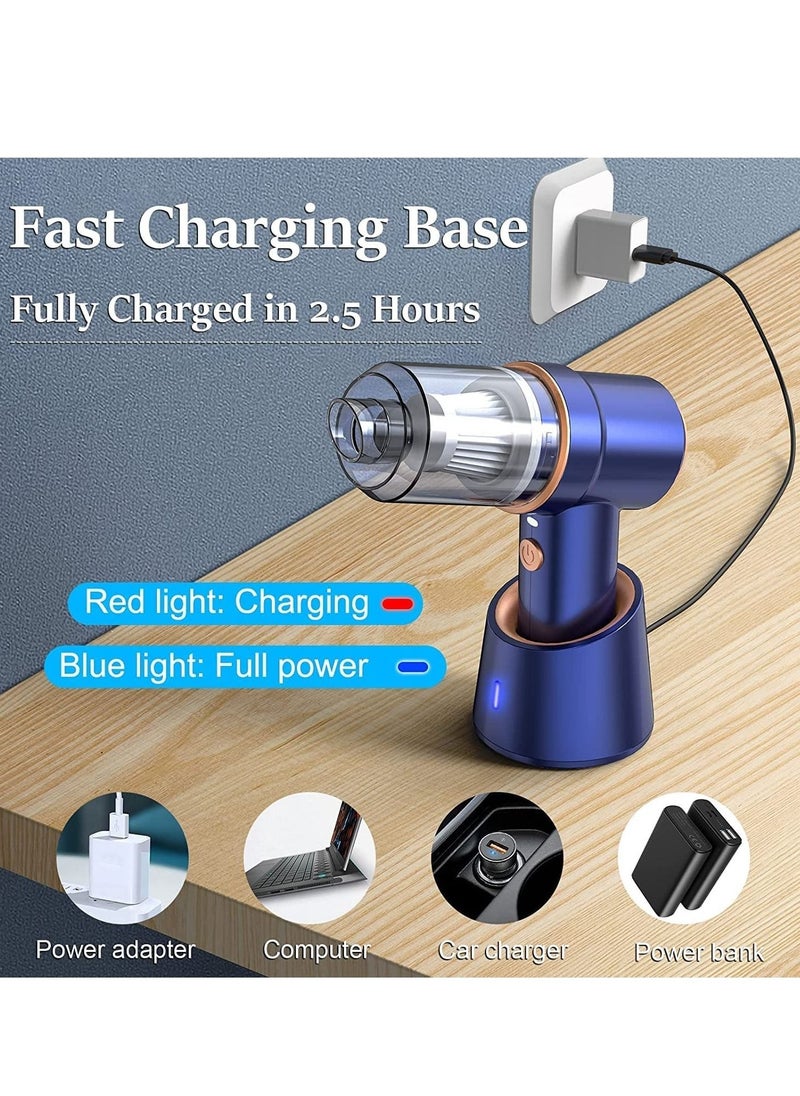 Captaintech - Air Duster Compressed Electric Air Duster Cleaner for PC Rechargeable 6000mAH Cordless Air Cleaner Blower for Laptop Keyboard Electronics Home Cleaning Alternative to Canned Air Duster - Image 1