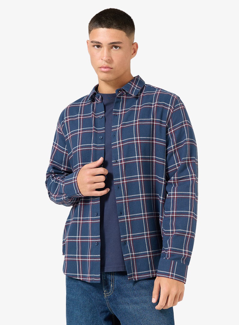 سفنتي فايف قميص كلاسيكي بقصة عادية - Image 1