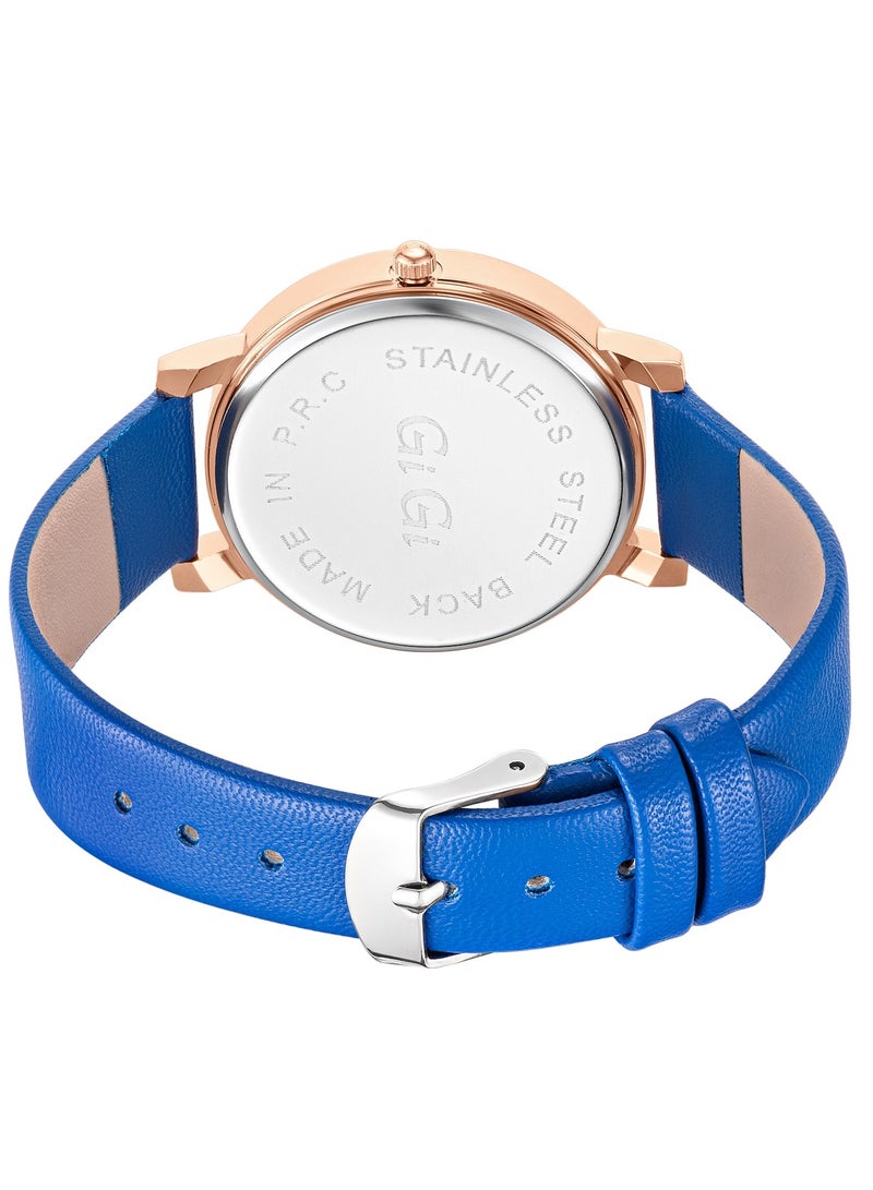 GiGi Women Wrist watch by GiGi Analog Watch Leather band Dial with Crystals - Image 3