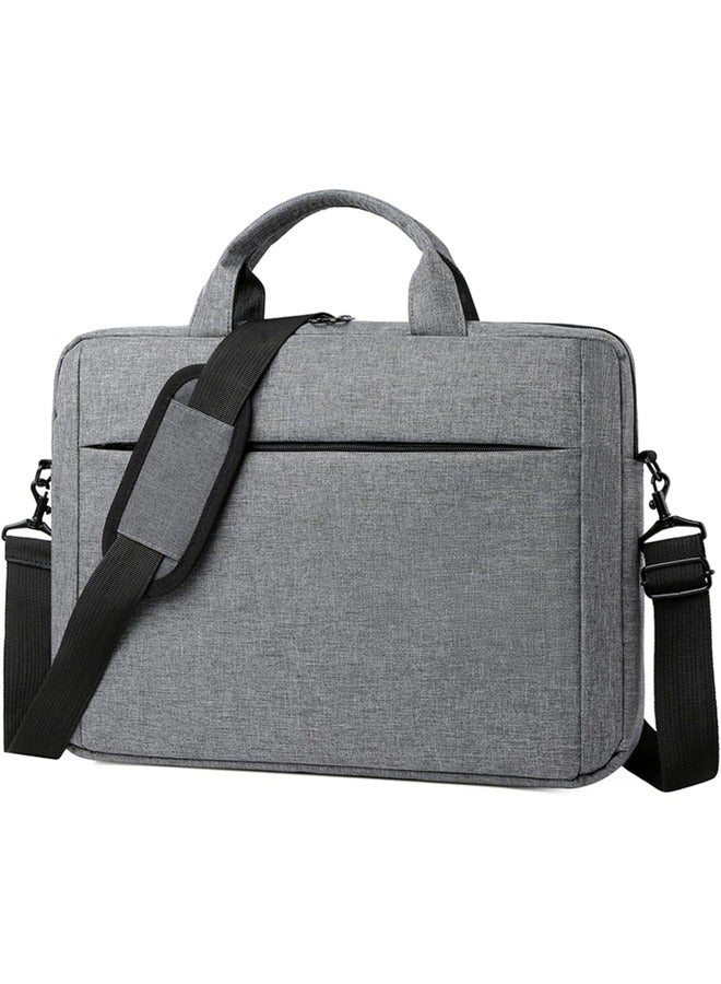 SKY-TOUCH Laptop Bag 15.6 inch briefcase with Strap | Grey - Image 1