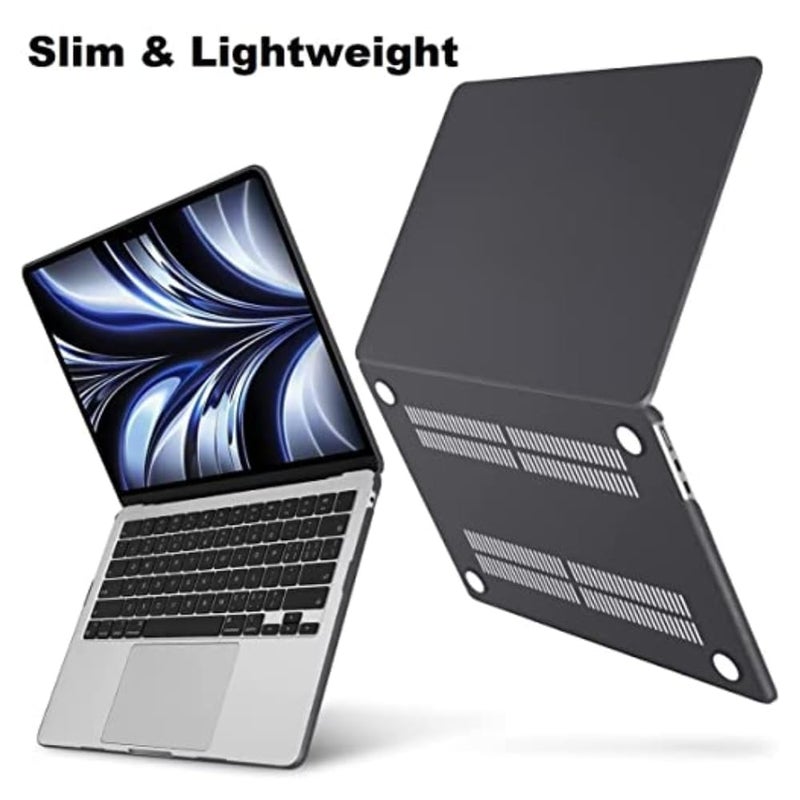 Tech Trendz Case Compatible with MacBook Pro 13 inch M2 A2338 Case A2251 M1 A2289 A2159 A1989 A1706 A1708 2024 2023 2022 2017 with Touch Bar, Hard Shell Cover, Matte Black (with Keyguard, Dustplugs) - Image 5