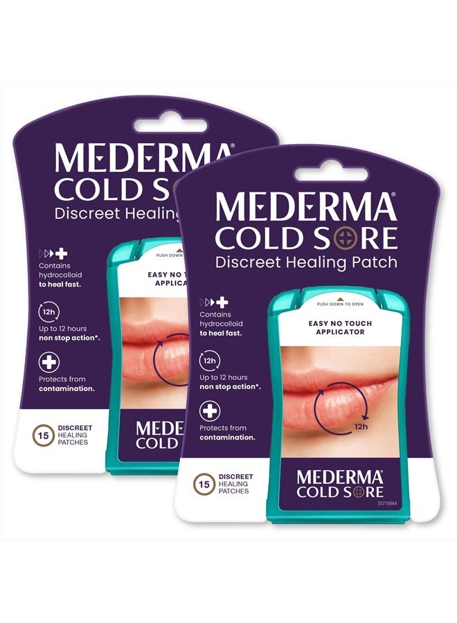Mederma Discreet Cold Sore Healing Patch Twin Pack To Protect And Conceal Cold Sores 30 Patches - Image 1