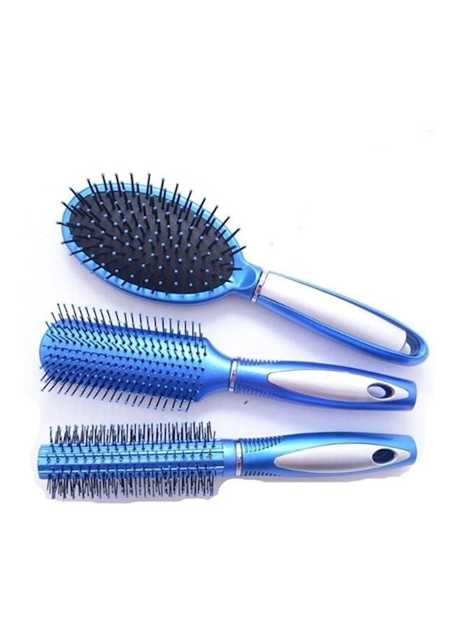NIBEMINENT 3-Piece Air Bag Mage Comb Set Blue  - Image 1