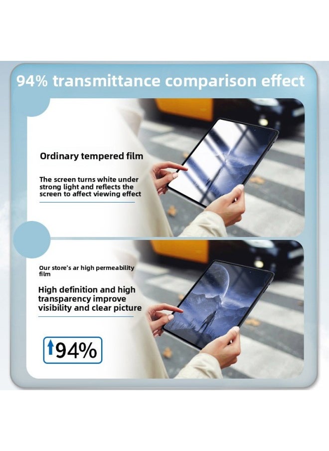 Generic - Flat AR Anti-reflection And Anti-reflection Film For IPad Anti-blue Light MatePad HD Film For Millet Anti-reflection Film-Color:Glory Tablet X8 Pro(11.5 Inches)-Dimensions:Ultra-clear Ar Anti-reflection Film (0.17mm Ultra-thin) - Image 1