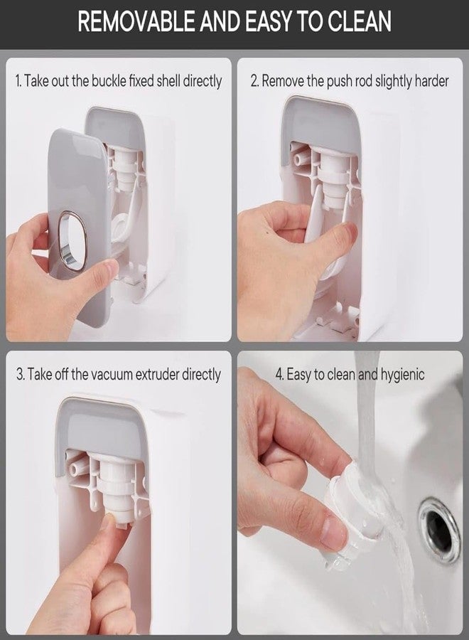 RIGJAK Automatic Toothpaste Dispenser with Wall-Mounted Toothbrush Holder – Hands-Free Toothpaste Squeezer & Hygienic Storage Organizer for Bathroom - Image 5