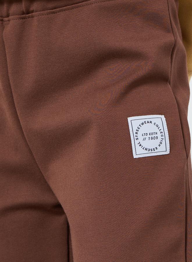 Styli Teens Badge Detail Elastic Waist Leggings - Image 3
