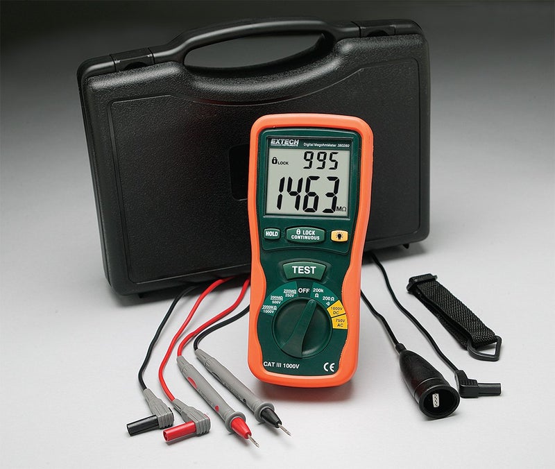 Extech 380260 Autoranging Digital Insulation Tester - Image 4