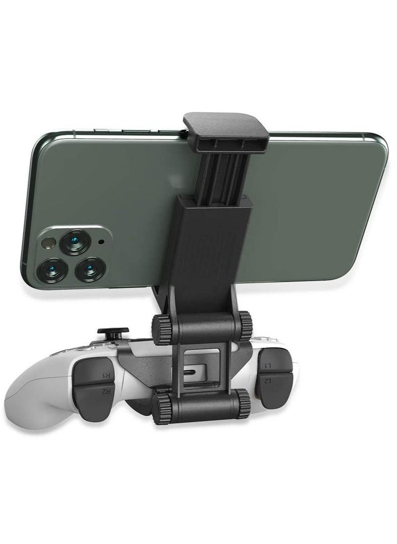 KASTWAVE - Clip Mount for PS5 DualSense Wireless Controller, Adjustable Mobile Phone Clamp Handle Bracket Gaming Holder Mount Stand for Playstation 5 Controller DualSense,Black - Image 1