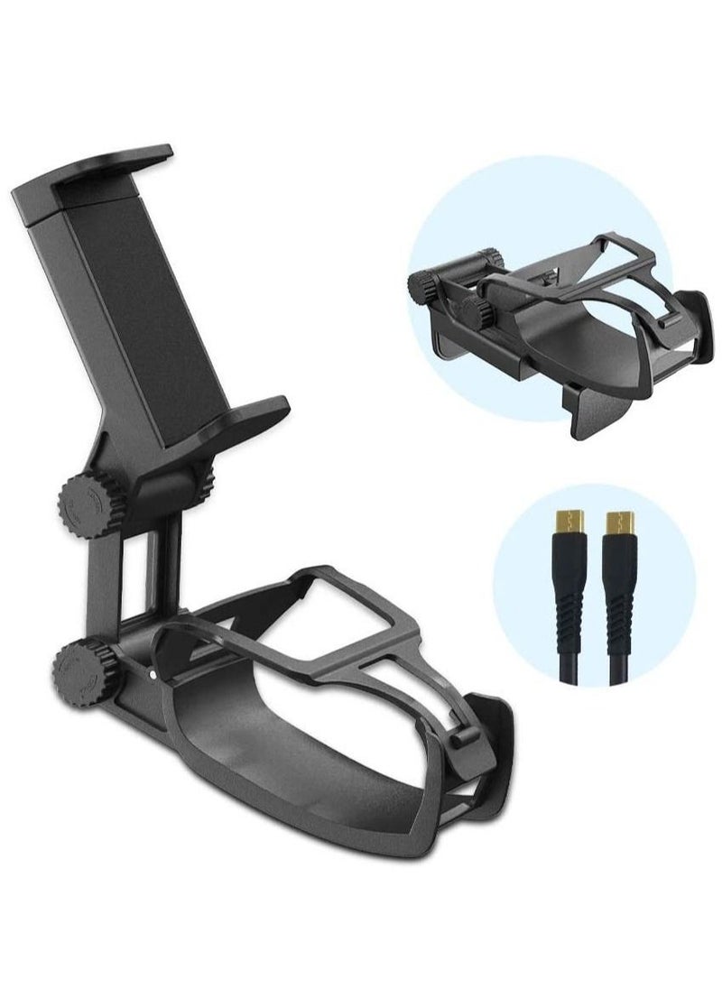 KASTWAVE - Clip Mount for PS5 DualSense Wireless Controller, Adjustable Mobile Phone Clamp Handle Bracket Gaming Holder Mount Stand for Playstation 5 Controller DualSense,Black - Image 1