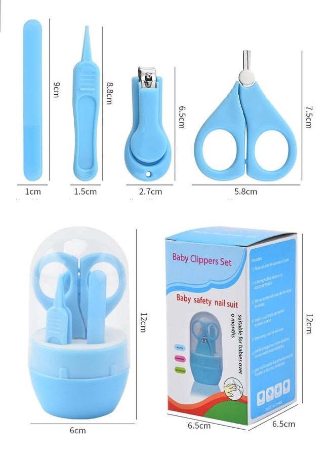 ZUGAD Toddler Grooming Nail Cutter Kit with Scissors Nail Clipper Safety Cutter (Set of 4 Pcs) (Multicolour) - Image 3