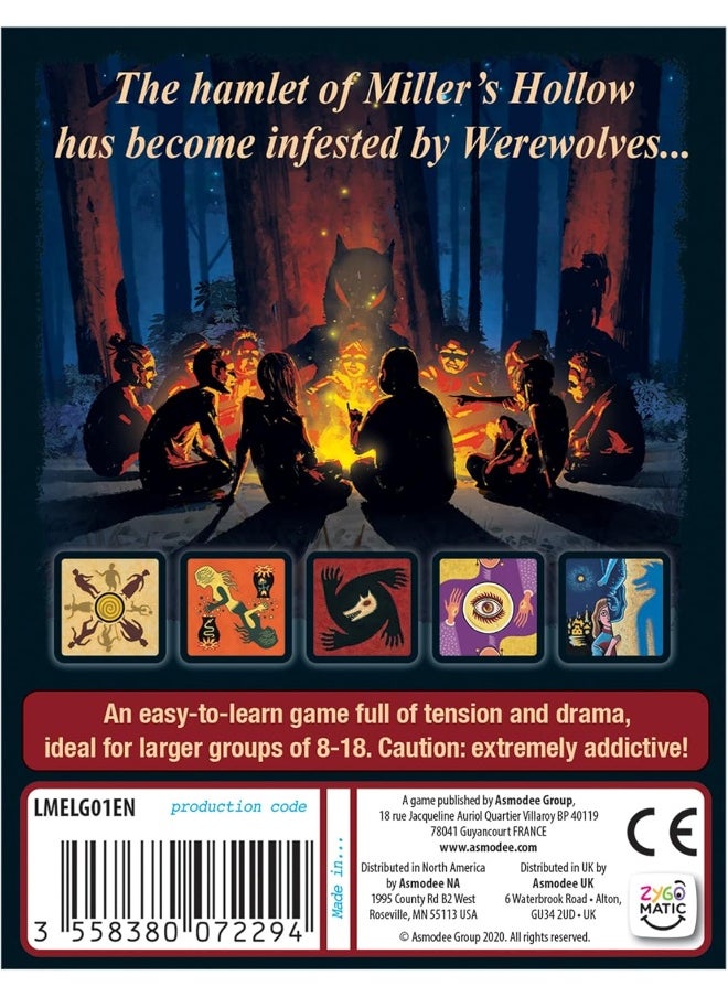 Asmodee Zygomatic | Werewolves of Miller's Hollow 2020 Edition | Card Game | 8 to 18 Players | Ages 10+ | 30 to 40 Minute Playing Time  - Image 2