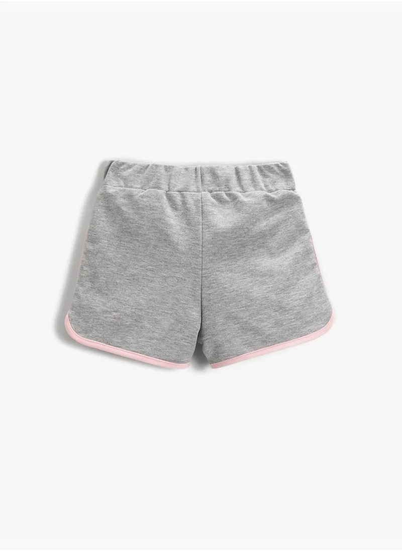 كوتون Bow Striped Shorts Cotton