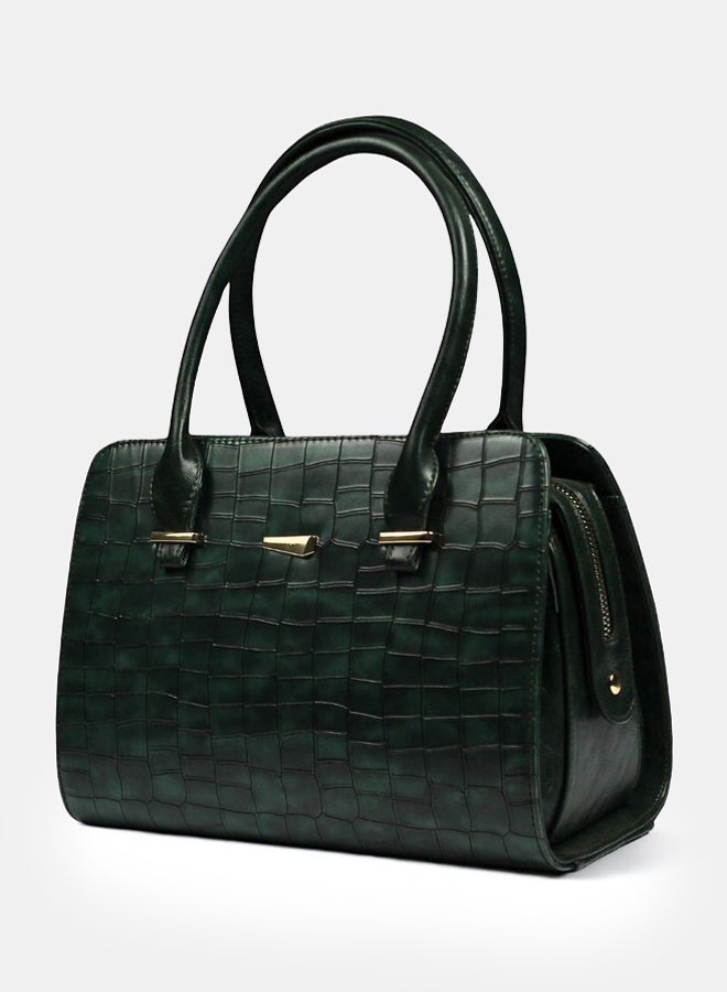 Classic large hand bag crocodile - Image 2