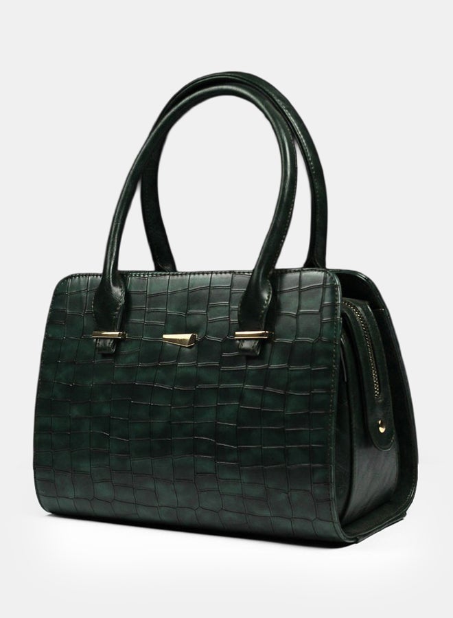Classic large hand bag crocodile - Image 1