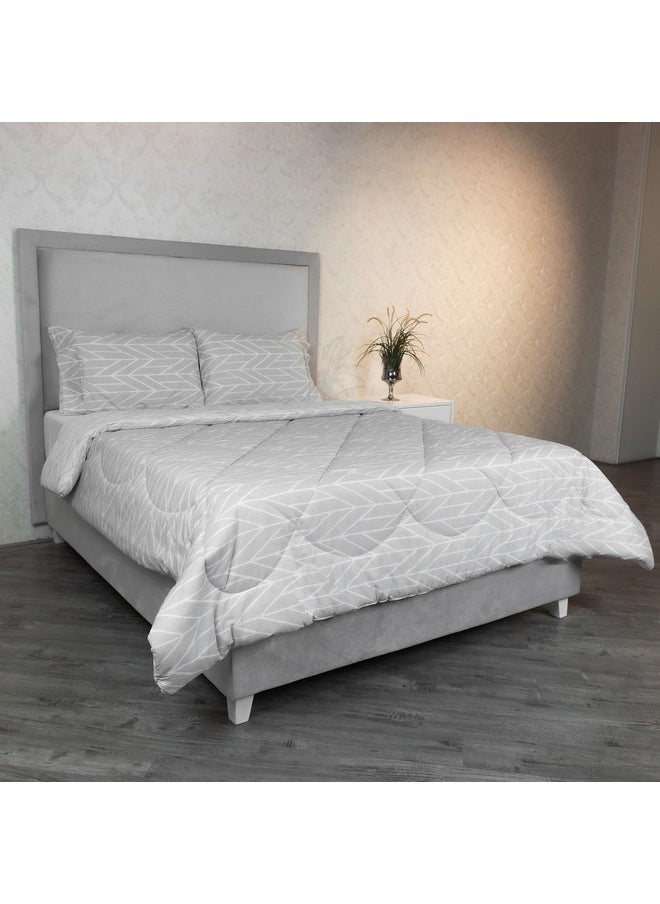 Home Box Malta 3-Piece Centrum Printed Cotton Super King Comforter Set 240 x 240 cm  - Image 2