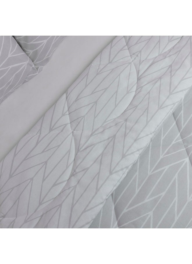 Home Box Malta 3-Piece Centrum Printed Cotton Super King Comforter Set 240 x 240 cm  - Image 4