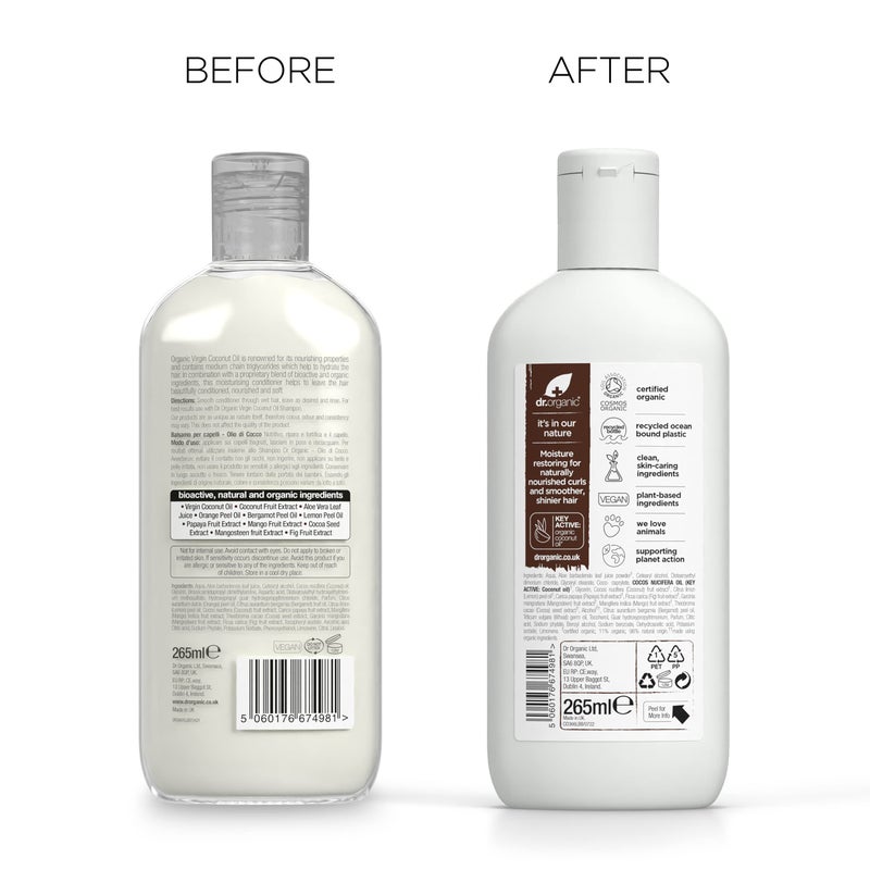 dr.organic Organic Doctor Organic Virgin Coconut Oil Conditioner, 9 fl.oz. - Image 2