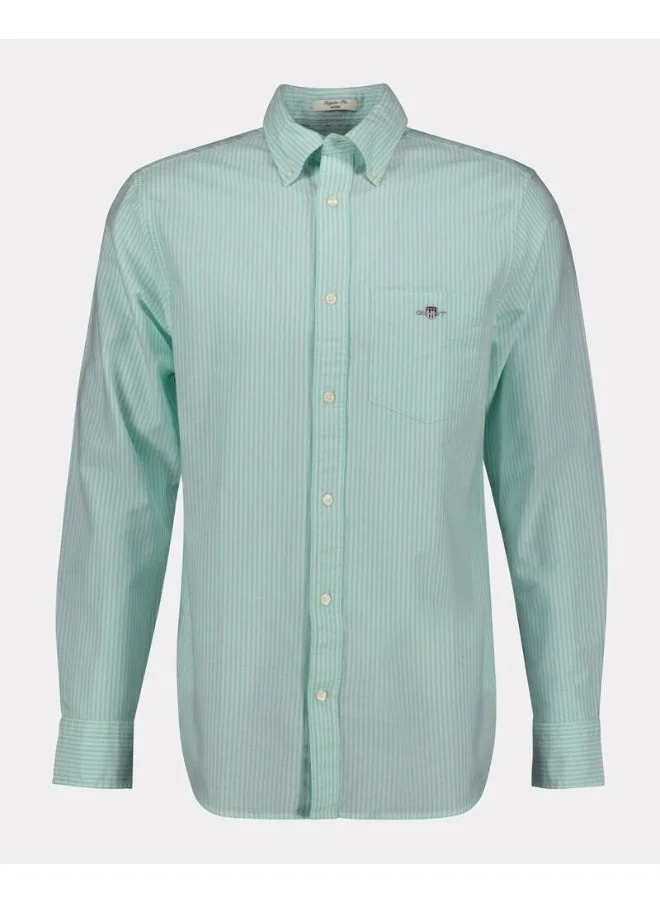 غانت Gant Regular Fit Banker Stripe Classic Oxford Shirt