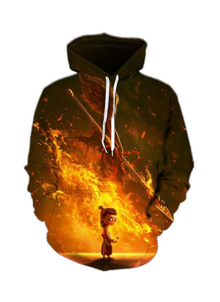 KUYING - Nezha Movie Animation Merchandise Collaboration Cotton Loose Student Jacket - Image 1
