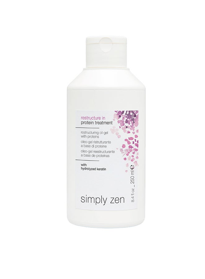 Simply Zen Protein Treatment 250ml – Structural Rebuilding for Fragile Hair, Essential Amino Acids, Intensive Therapy for Hair Breakage Relief 250ml - Image 1