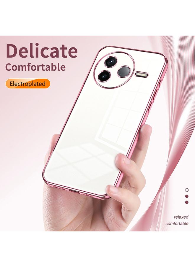 اس-توب جراب لهاتف Redmi K80، جراب هاتف شفاف مطلي بفتحة دقيقة - Image 5