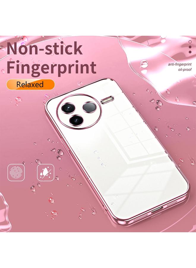 اس-توب جراب لهاتف Redmi K80، جراب هاتف شفاف مطلي بفتحة دقيقة - Image 4